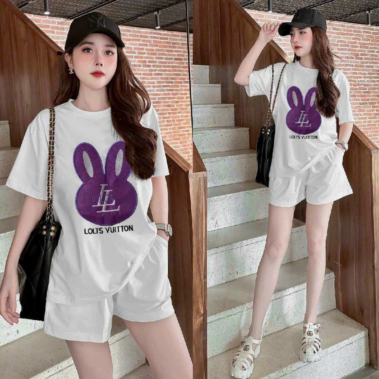 SÉT BỘ NỮ SHORT THUN COTTON CAO CẤP