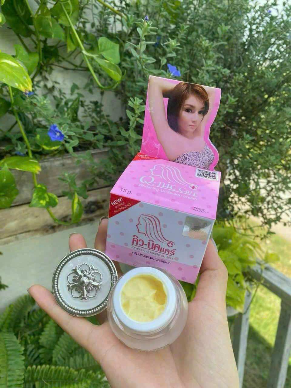 Kem giảm thâm nách, đầu gối, mông q-nic care- 15gr thái lan