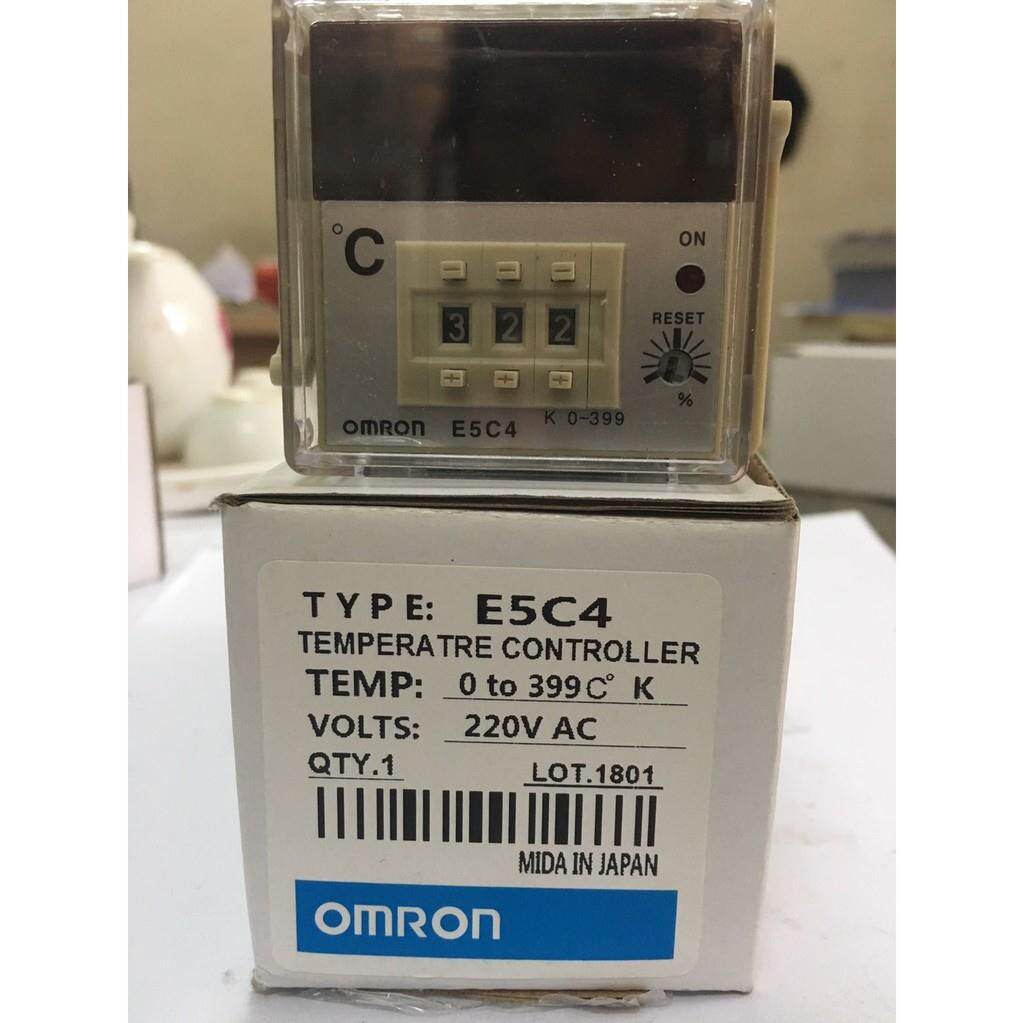 Đồng đồ điểu khiển nhiệt độ E5C4 cài đặt dạng cơ, dải báo nhiệt độ dạng Led