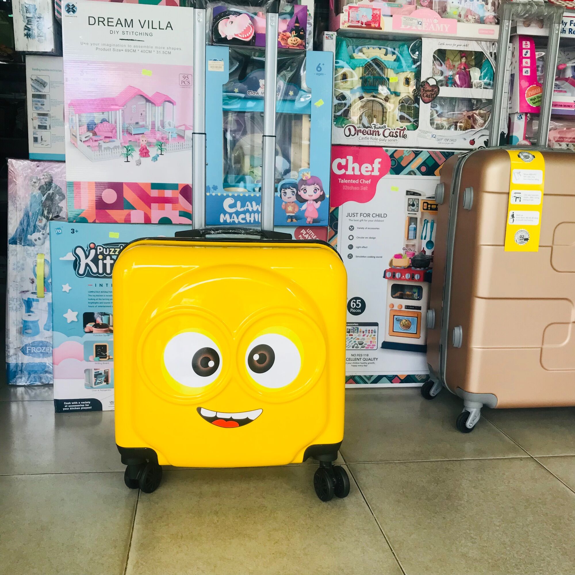 Vali du lịch vali minion vali trẻ em