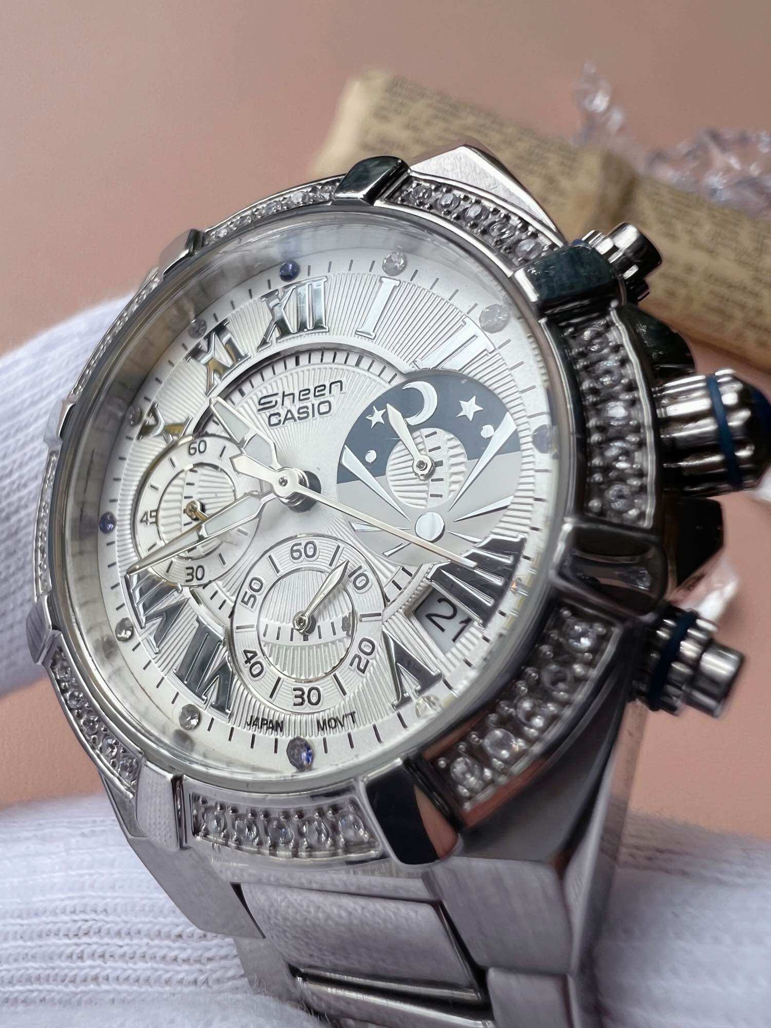 Casio Sheen cao cấp 33mm