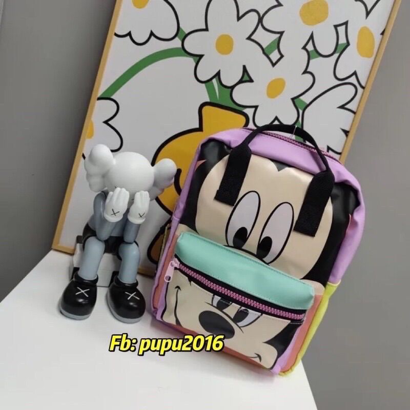 Balo hoạ tiết mickey zara siêu đẹp