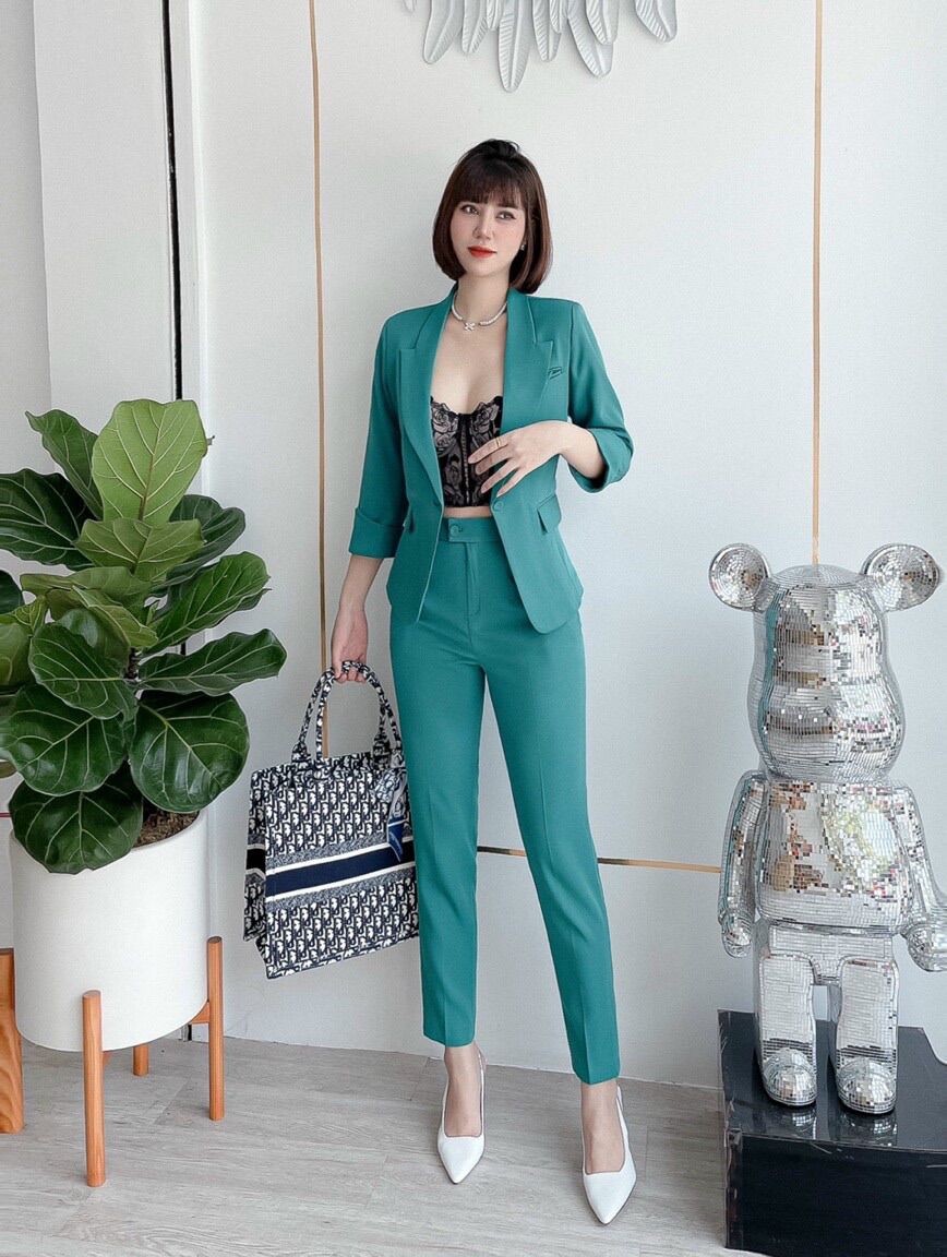 Aó Vest Cao Cấp.0085.Aó blazer Nữ Công Sở.