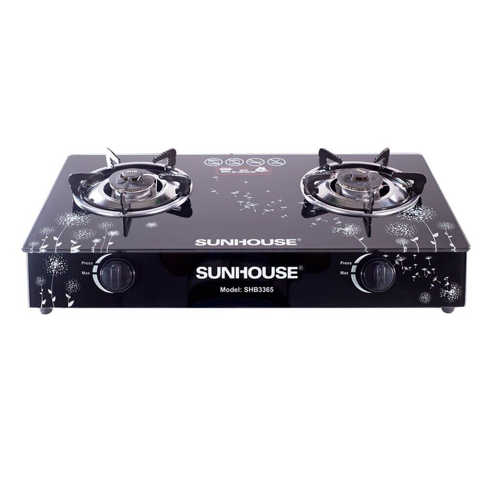 Bếp gas đôi dương kính Sunhouse SHB3365 - Bảo hành chính hãng 12 tháng