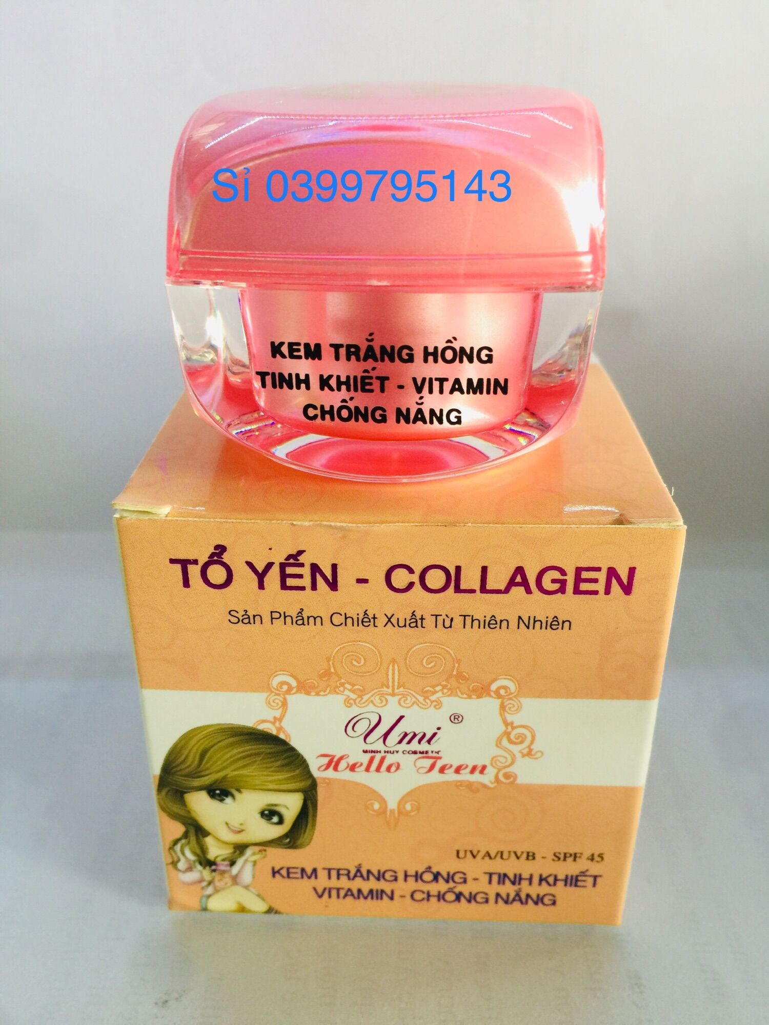 Kem UMI yến đỏ, mụn, nám, trắng da 12g( khách cần loại nào tự chọn)