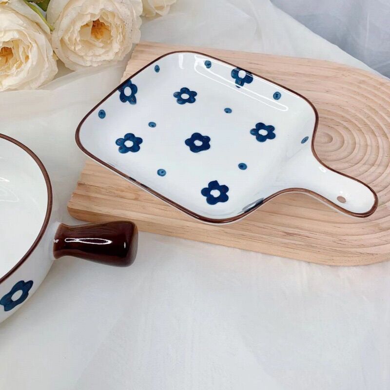 SET THỐ+ ĐĨA TRÁNG MEN CAO CẤP