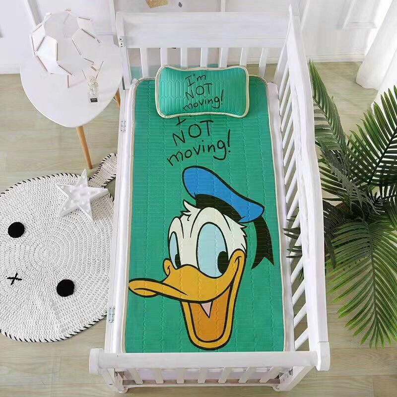 [ Chiếu điều hoà cao cấp] Chiếu cao su non cho bé kèm gối