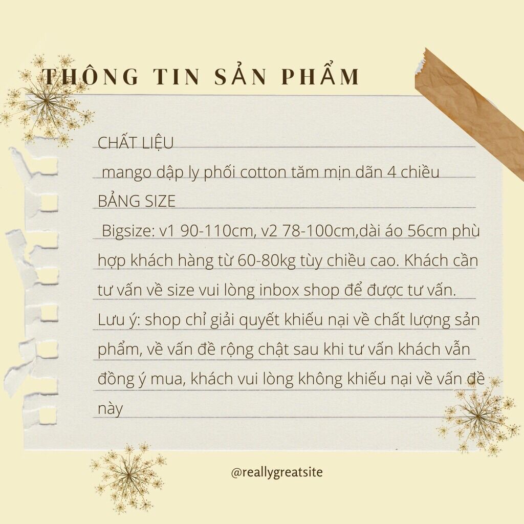 BIGSIZE Áo thun trễ vai dập ly 60-80kg