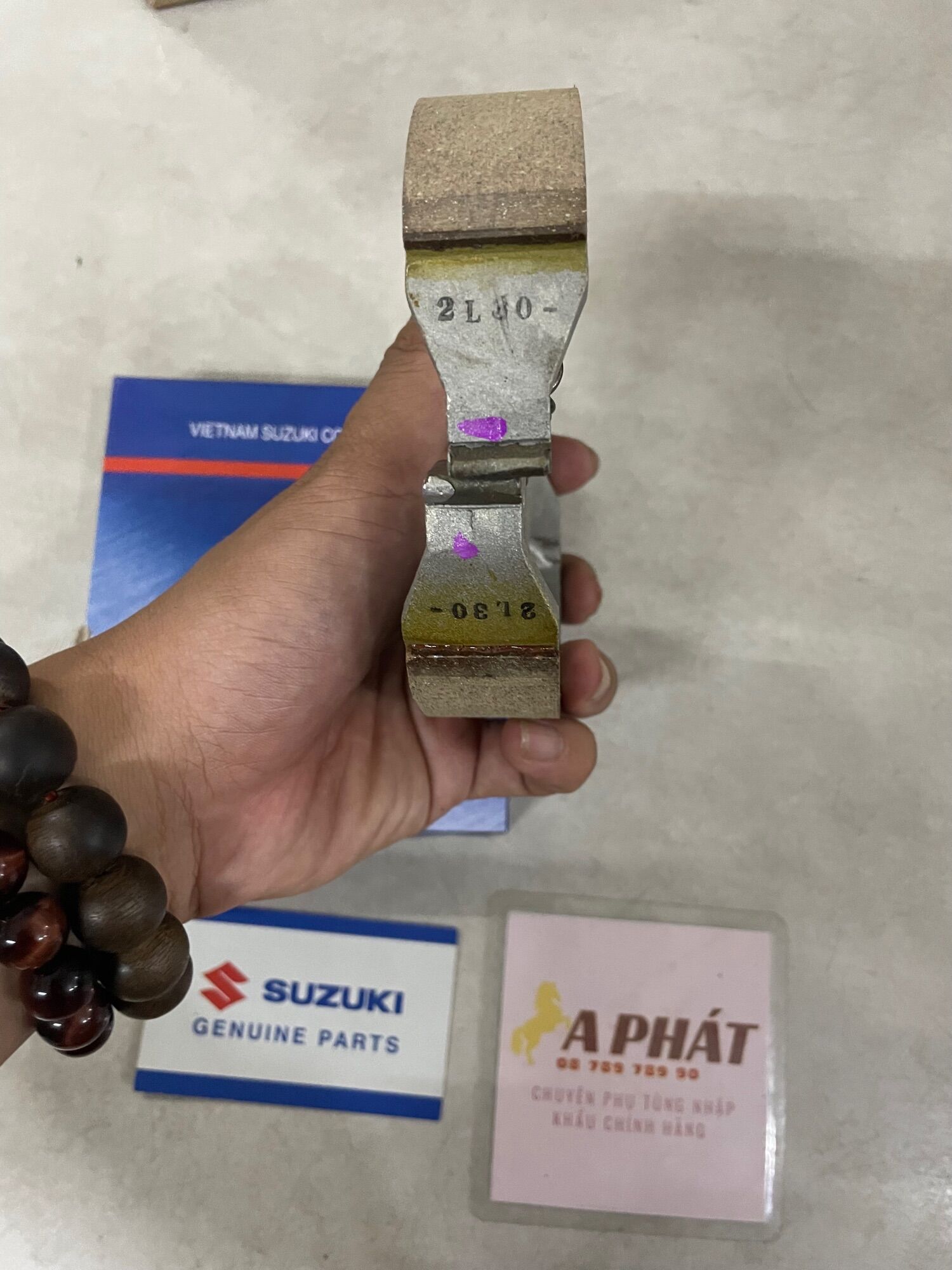 Bố thắng sau xe hayate