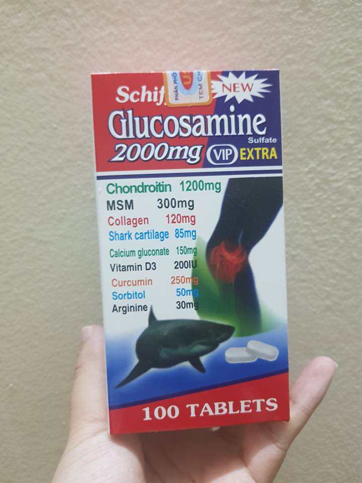 Viên uống xương khớp Glucosamine 2000mg Nhập Mỹ Chính Hãng