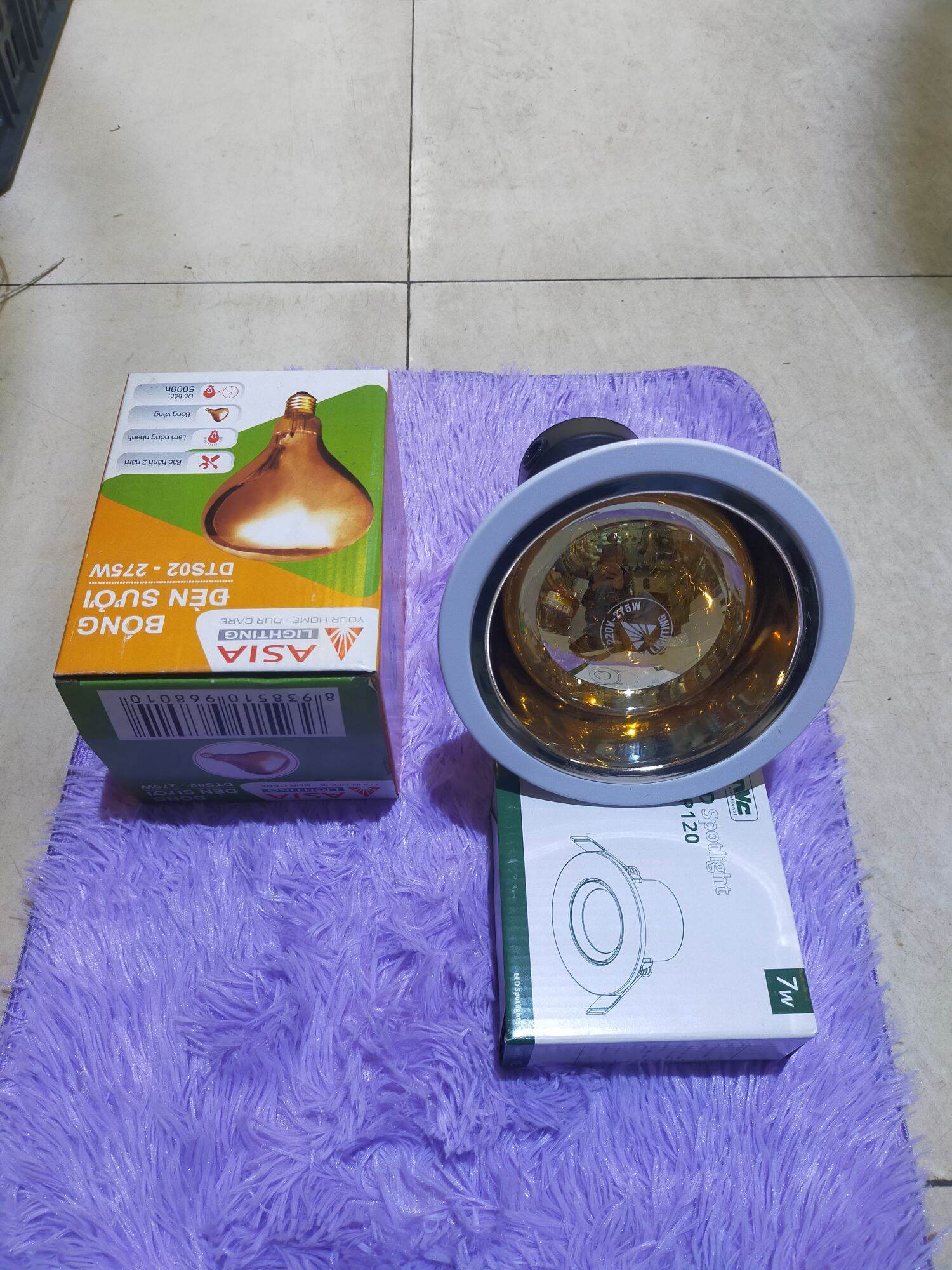 Âm trần d150/170m kèm bóng sưởi 275w