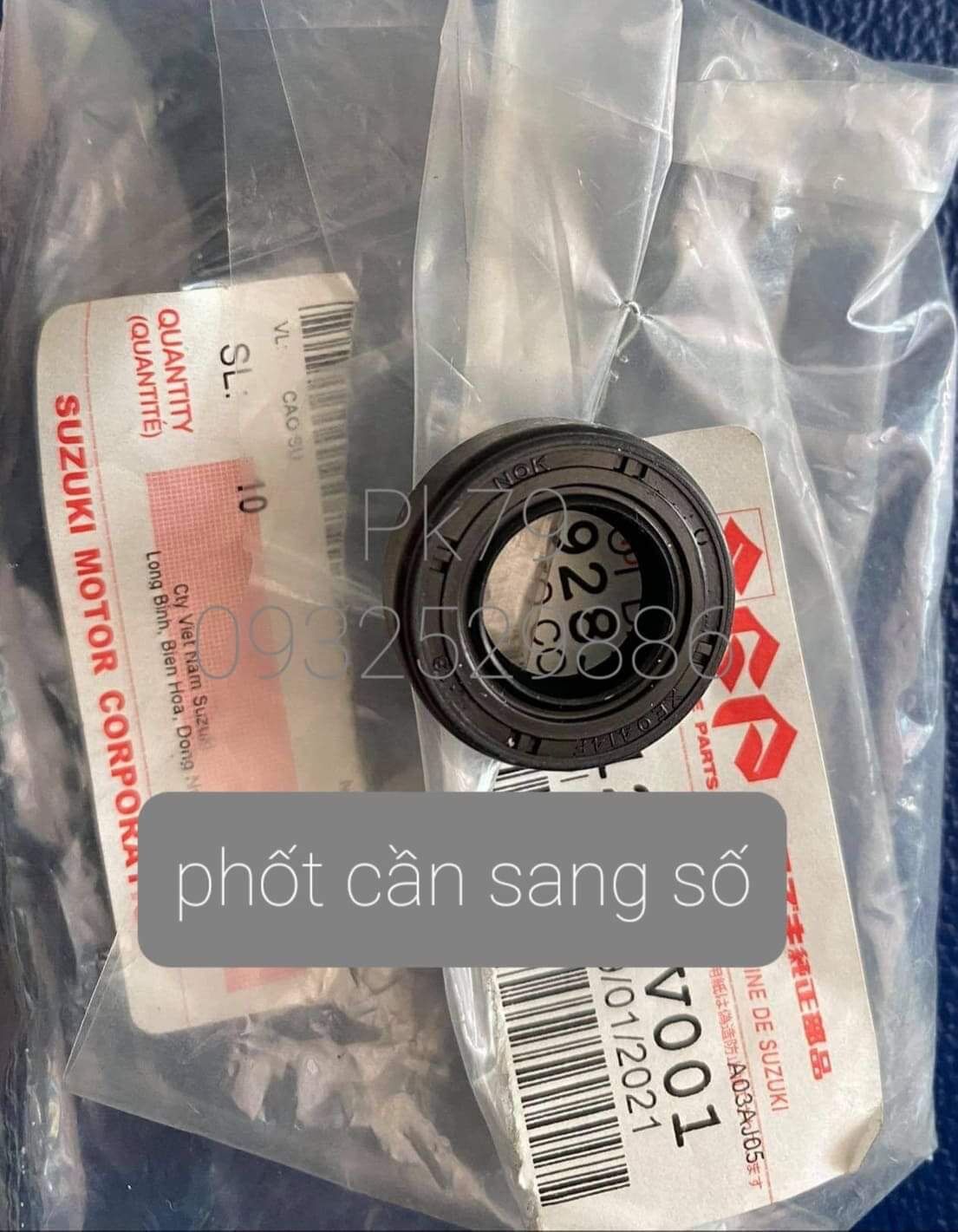 Phốt giò đạp, phốt nhong tải, phốt cần số của xe su smash 110, Xbike, Axelo, shogun