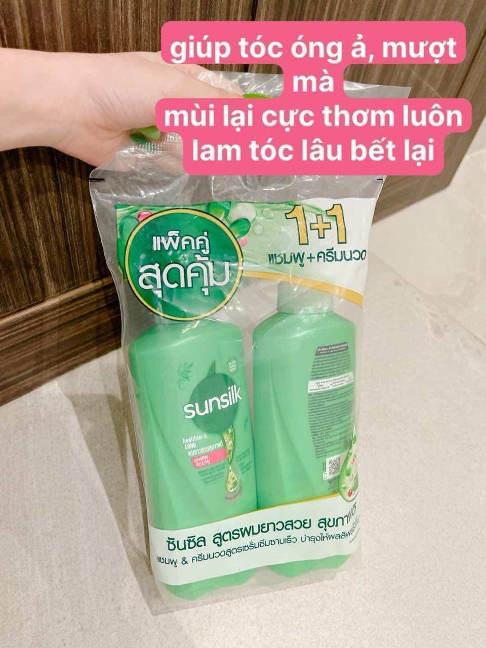 (Hàng Thái) Cặp dầu gội Sunsilk hồng mỗi chai 350ml