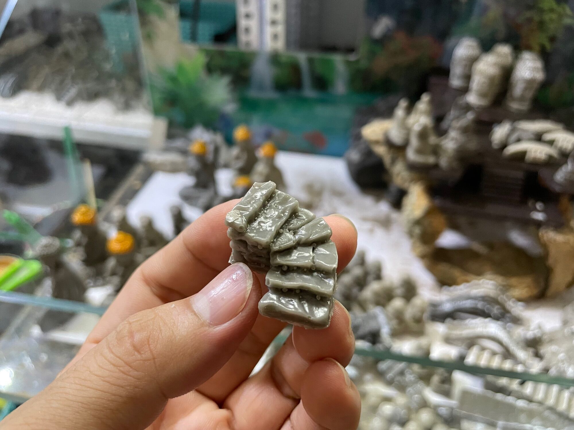 Bậc cong mini trang trí tiểu cảnh, terrarium, bonsai, non bộ