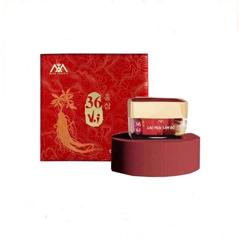 15g cao sâm mụn đỏ 36 vị _chính hãng cty meea organic_ làm giảm mụn thâm an toàn hiệu quả 100%