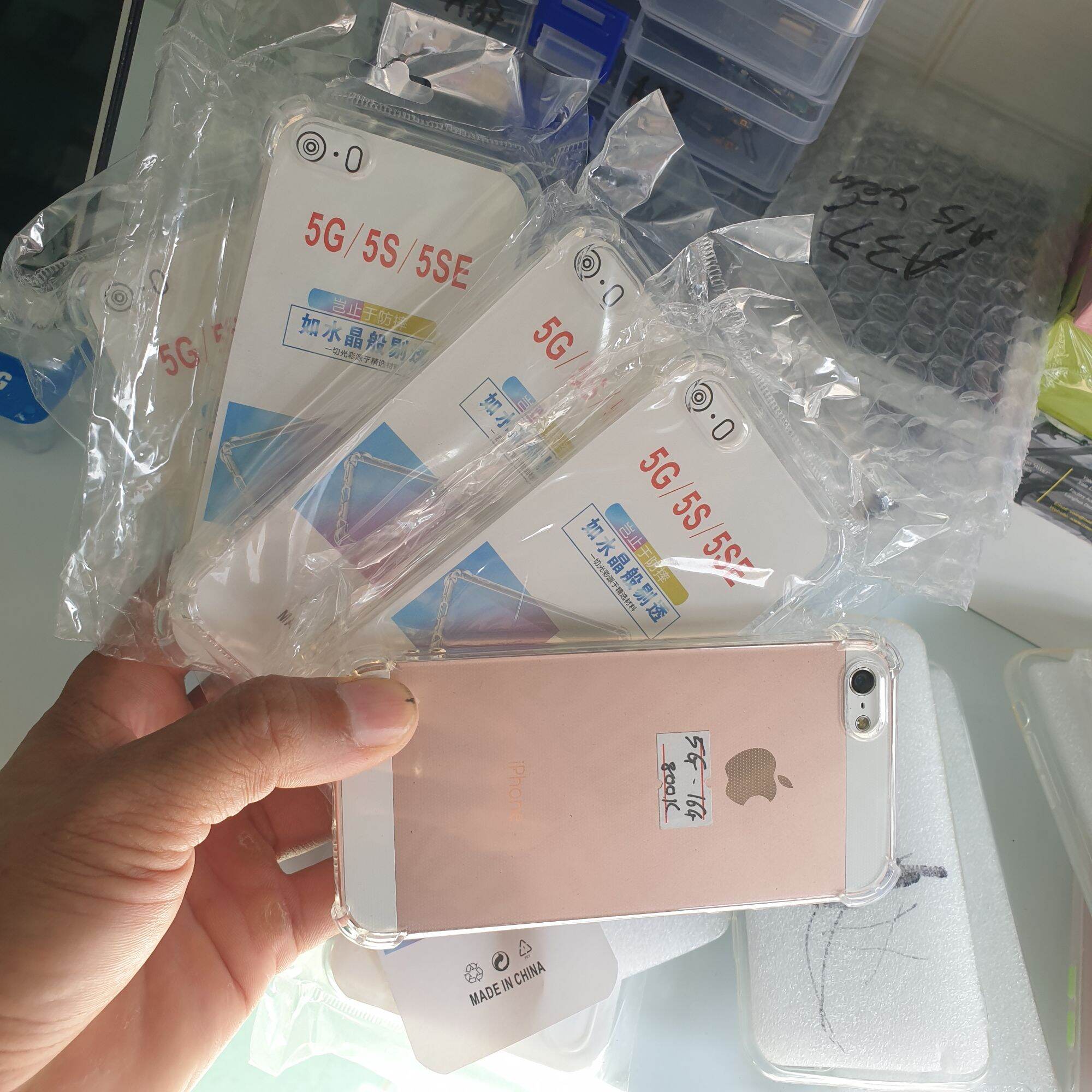 ốp lưng điện thoại  iphone 5/5s/5se trong suốt