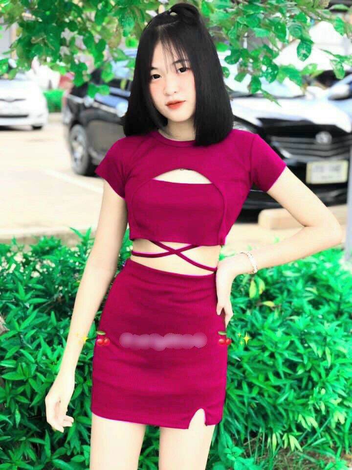 SÉT BỘ ÁO CHÉO EOVA CHÂN VÁY SẺ 'THUẬN NGUYỄN 💟