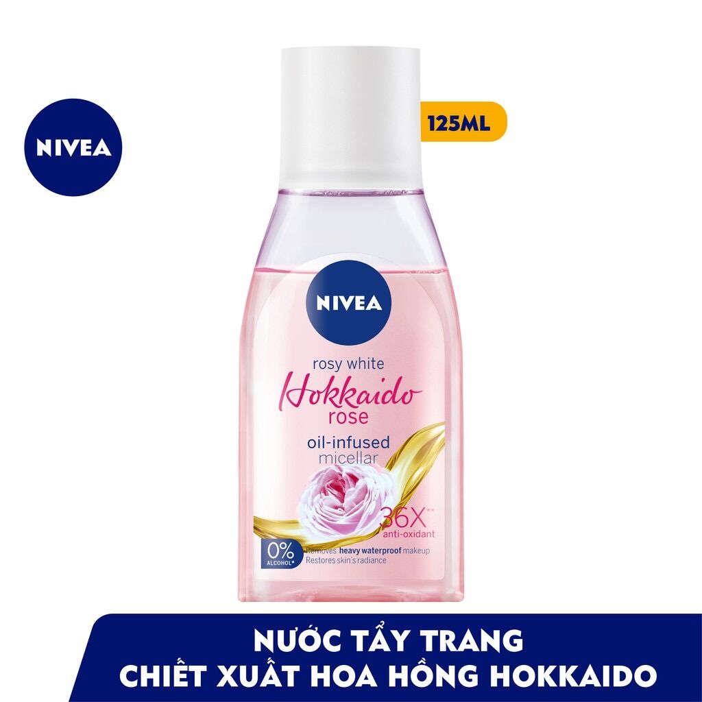 Nước tẩy trang NIVEA chiết xuất hoa hồng Hokkaido