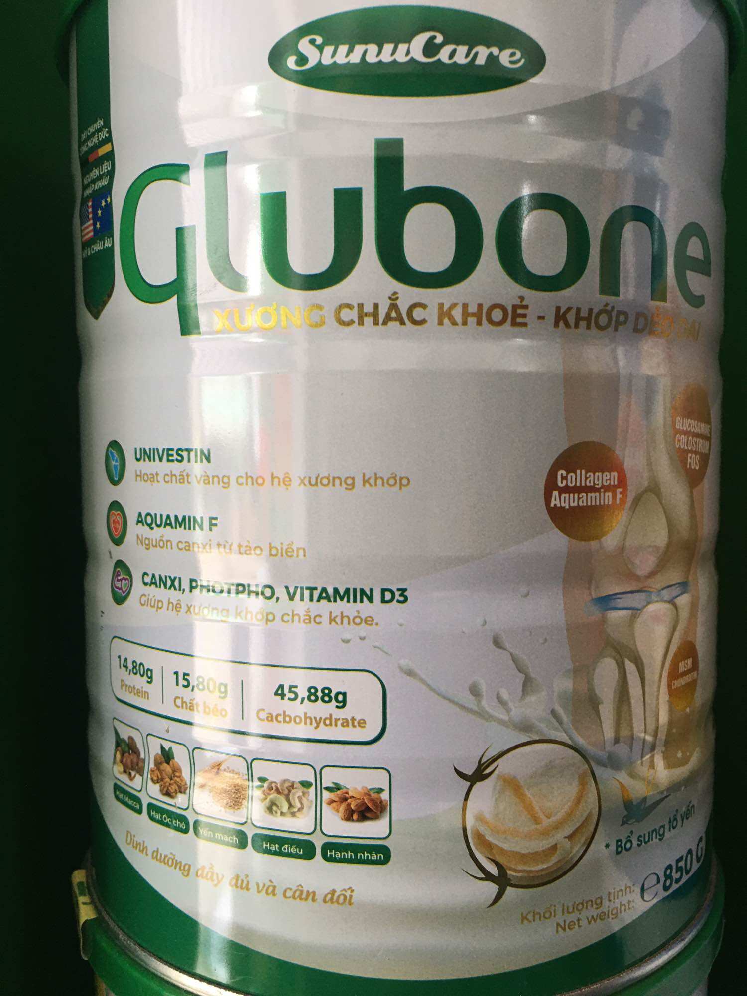 Sữa bột Glubone 850gr