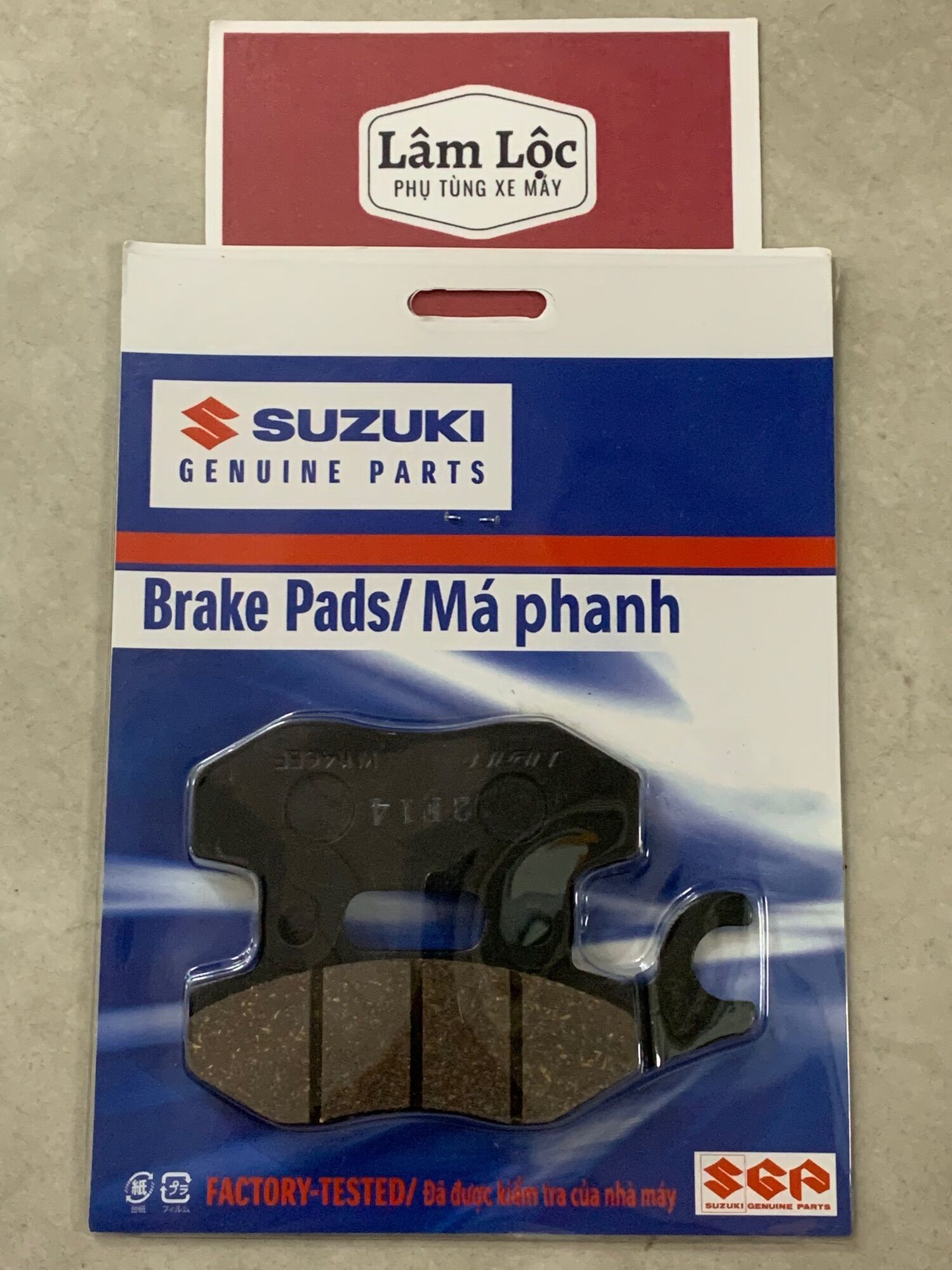 Bố thắng má phanh đĩa trước viva hayate sc shogun xbike suzuki chính hãng