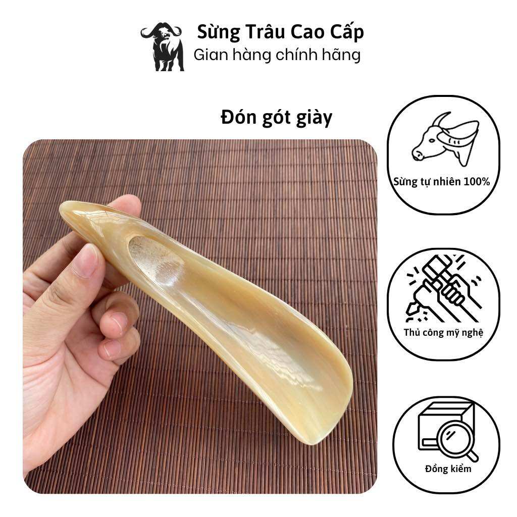 Đón giày sừng, cây xỏ giày bằng sừng tự nhiên-Giá Tại Xưởng