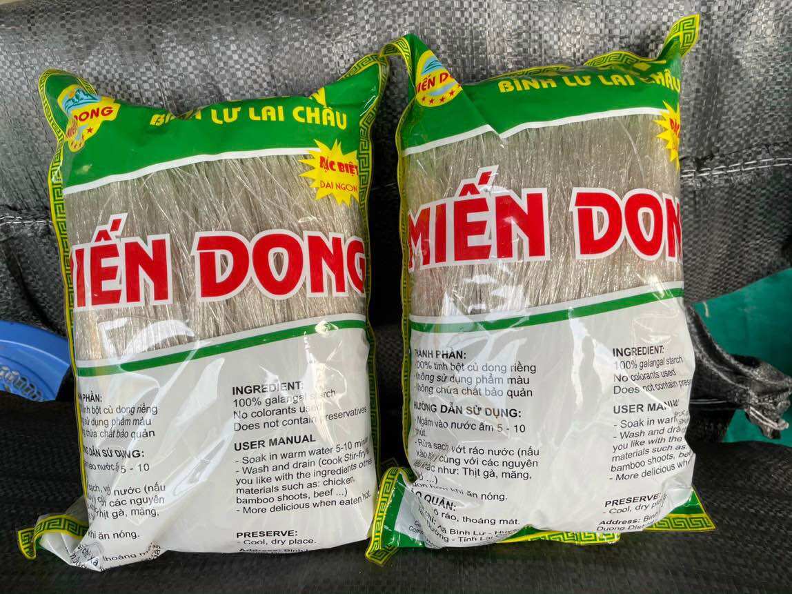 Miến Dong Bình Lư Tam Đường Lai Châu ( 100% Bột Củ Dong Riềng )
