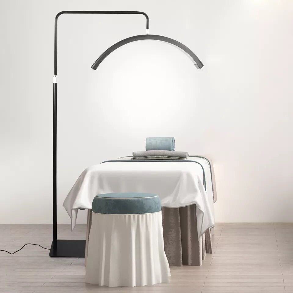 Đèn led vòm spa phun xăm nối mi bán nguyệt kết hợp livestream