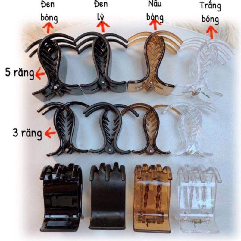 Kẹp tóc càng cua 3 răng, 5 răng