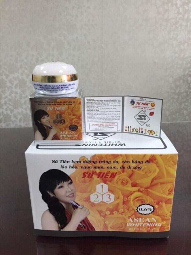 Kem Sứ Tiên Trắng dưỡng trắng da ngừa nám