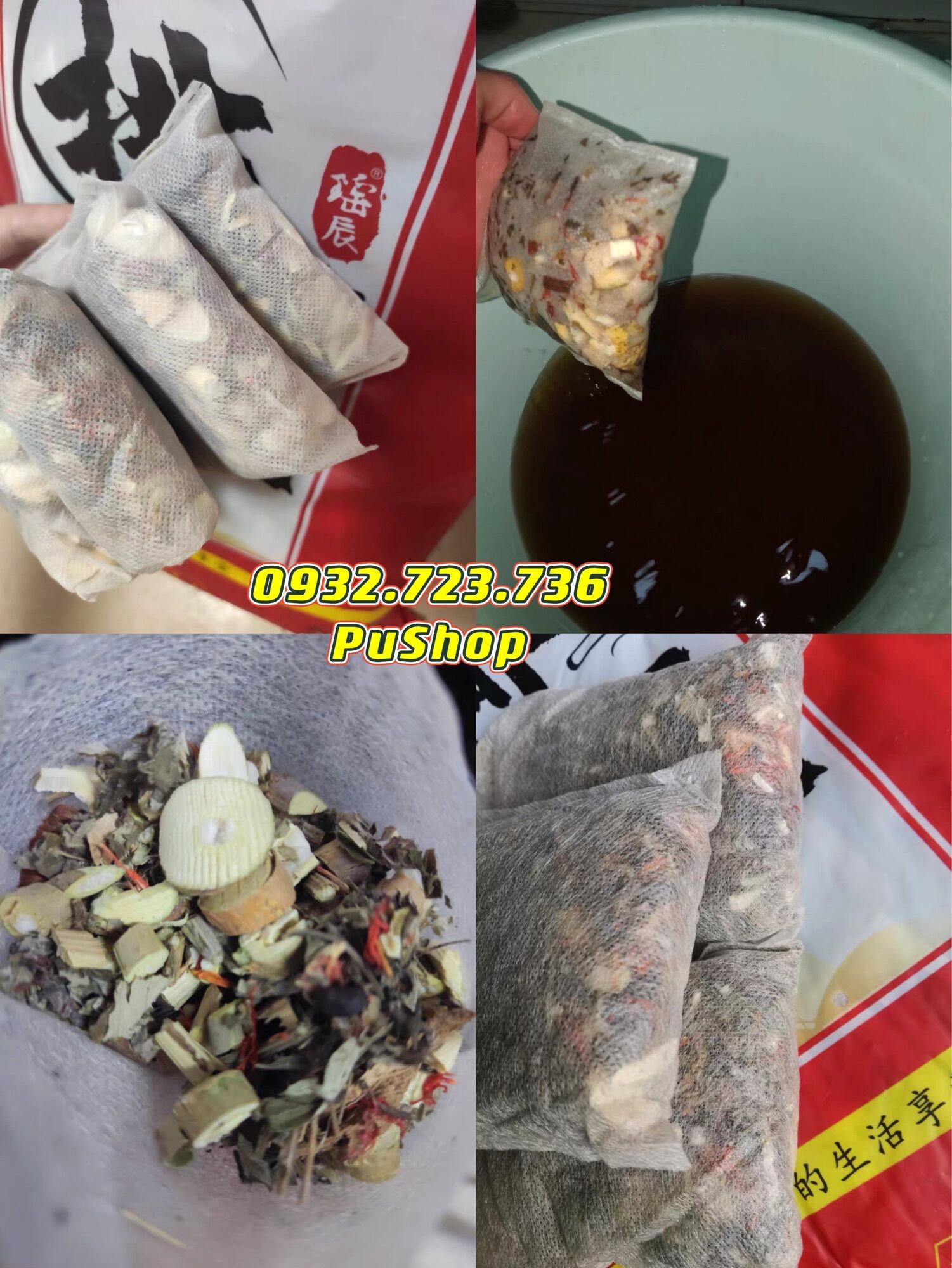 Combo 10 gói thảo mộc ngâm chân/ngâm mình