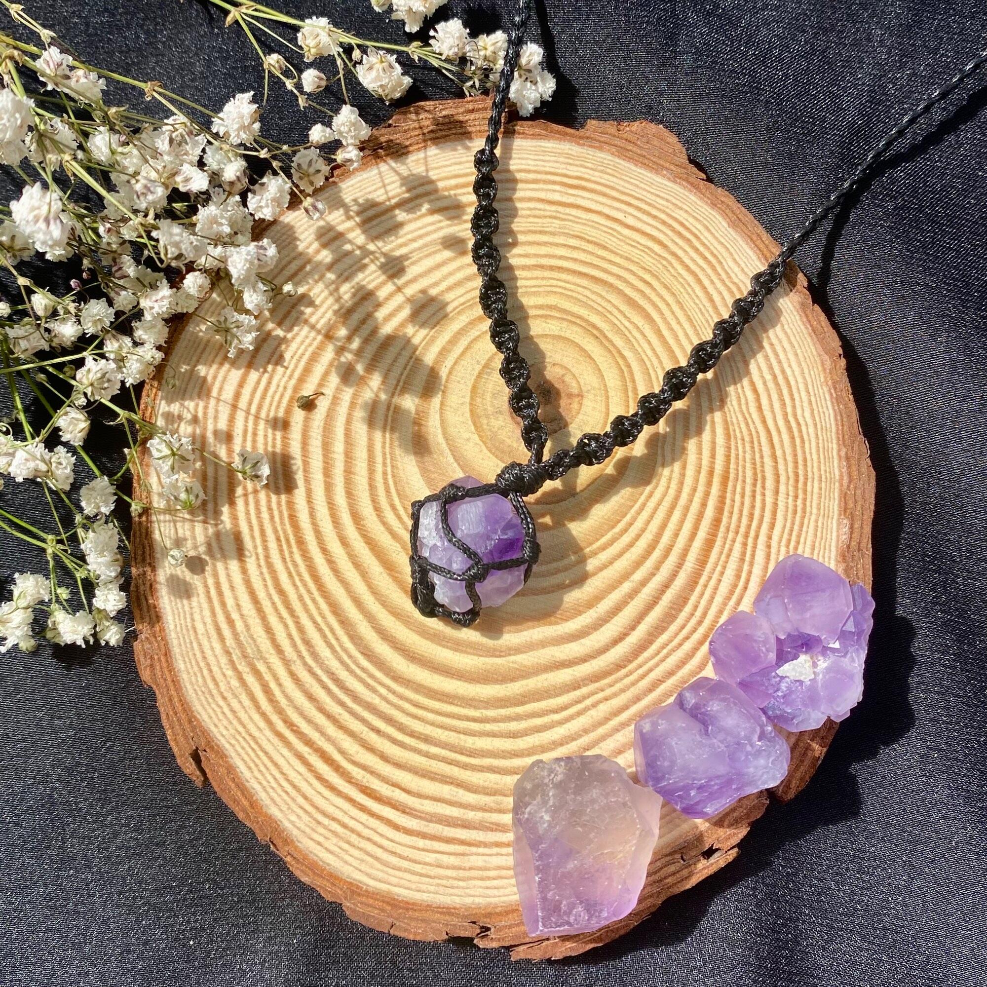 Vòng Cổ Macrame Các Loại Đá