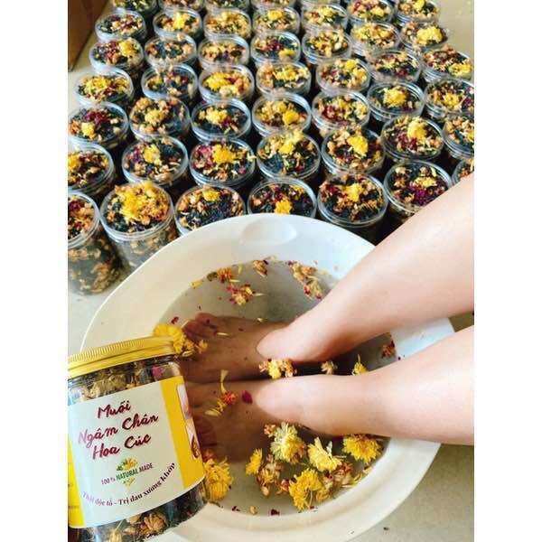 1Kg Muối ngâm chân thảo mộc