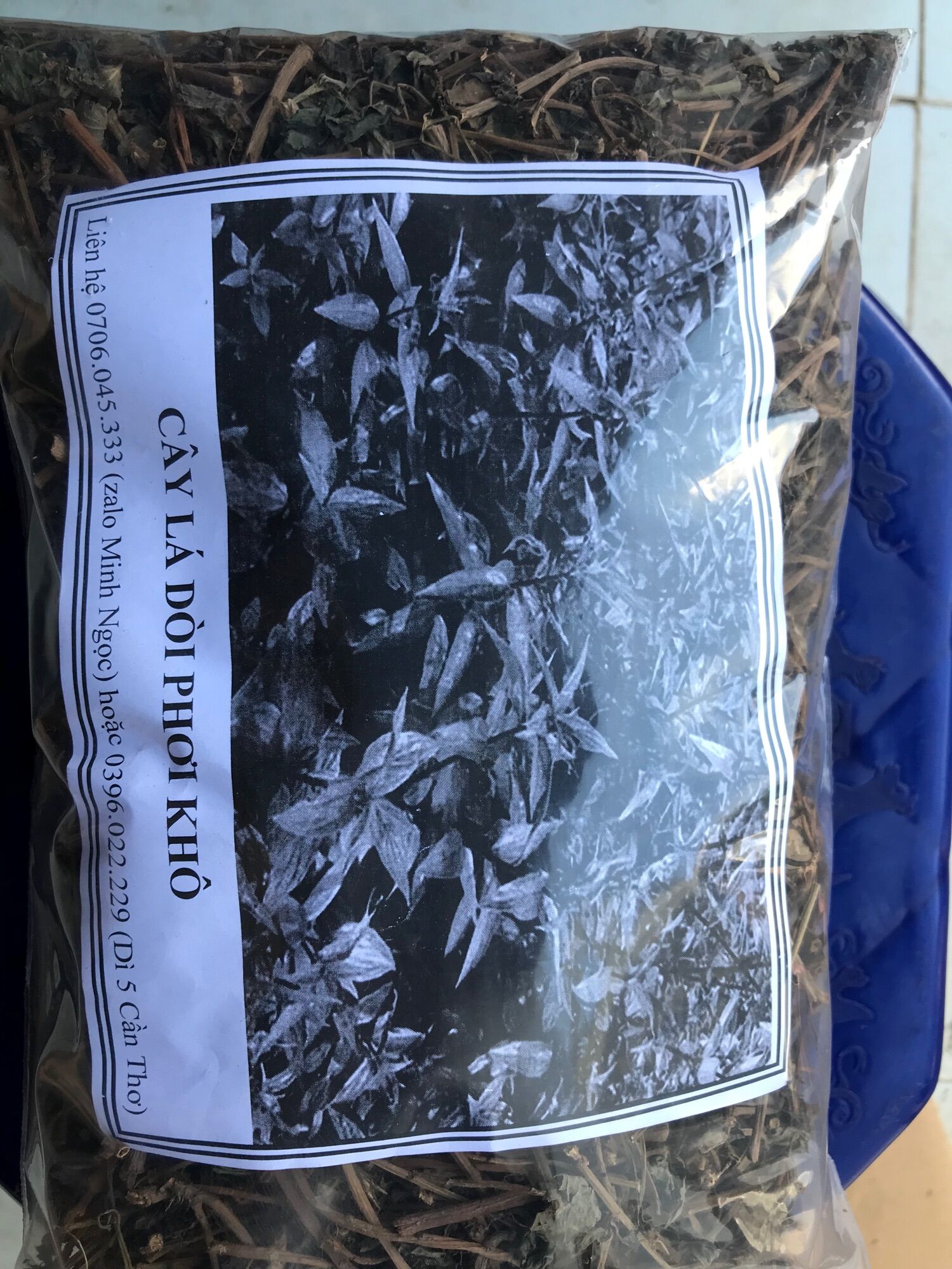 Cây lá dồi phơi khô 1 ký hàng khô sạch