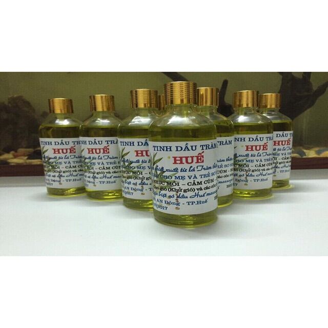 combo 10 chai tinh dầu tràm Huế 100ml  tròn thơm
