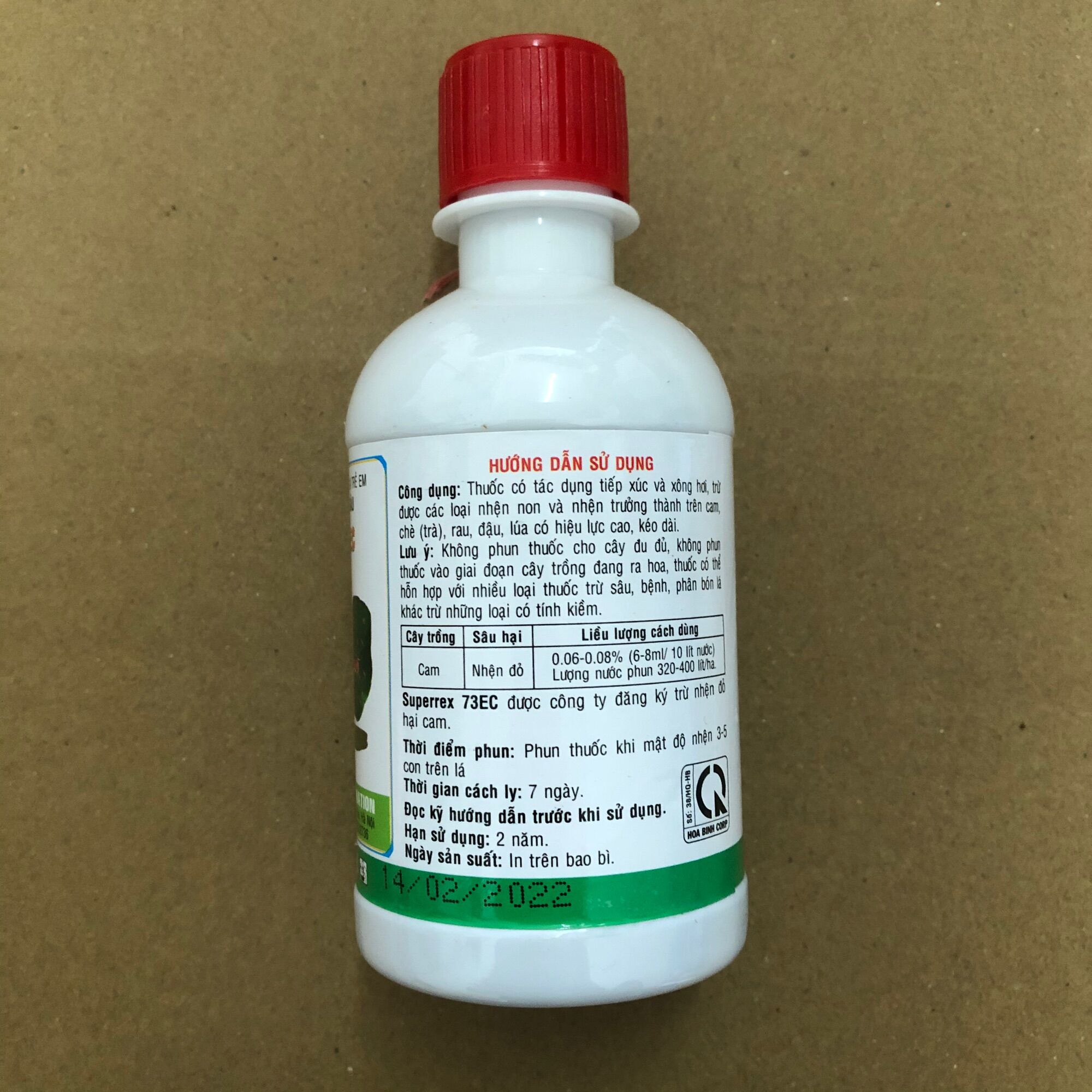 THUỐC TRỪ NHỆN ĐỎ SUPERREX chai 200ml