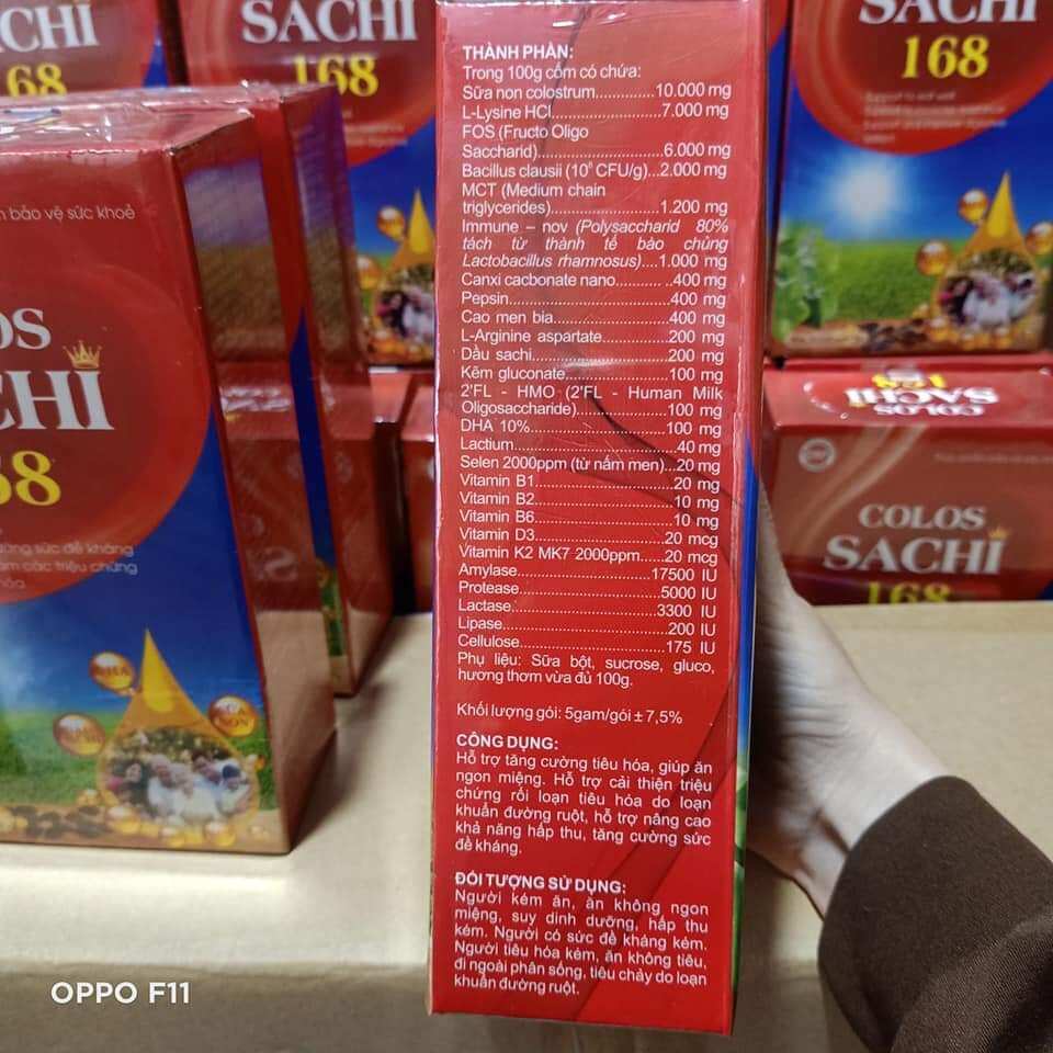 Men sữa non colos sachi 168