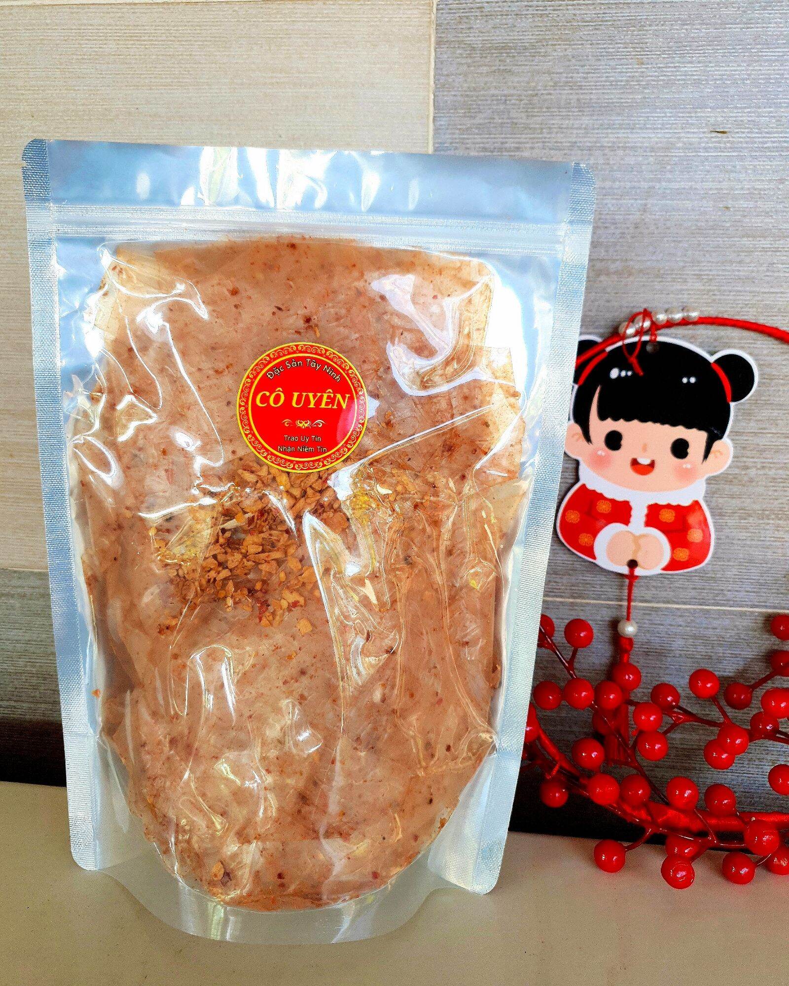 Bánh tráng xì ke (Muối nhuyễn + tỏi phi) [0,5kg]