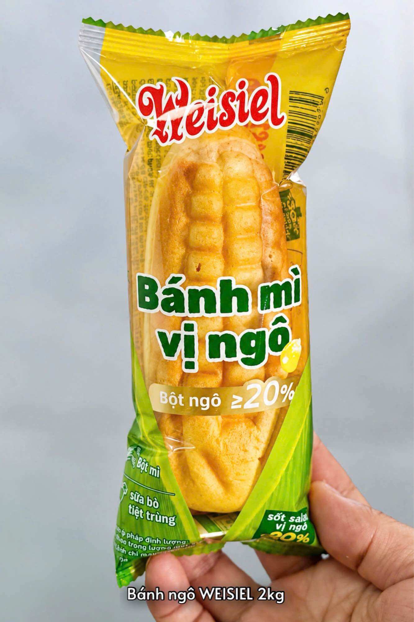 Bánh Mì Vị Ngô WEISIEL Thùng 2Kg 🌻