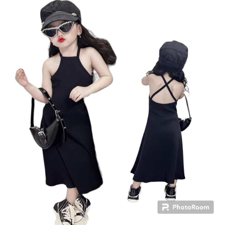 Đầm body dáng dài cho bé