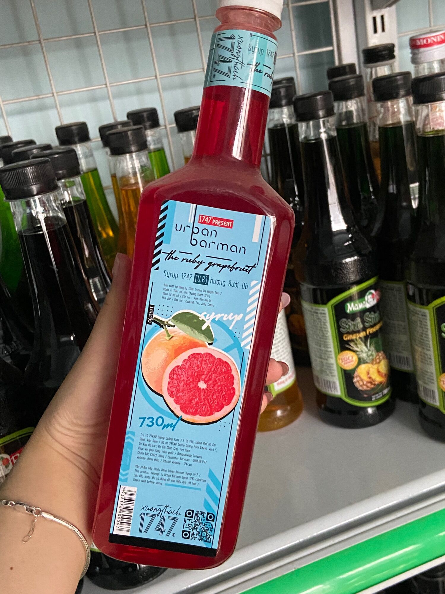 Syrup 1747 URBAN - ĐỦ MÙI - 730ml