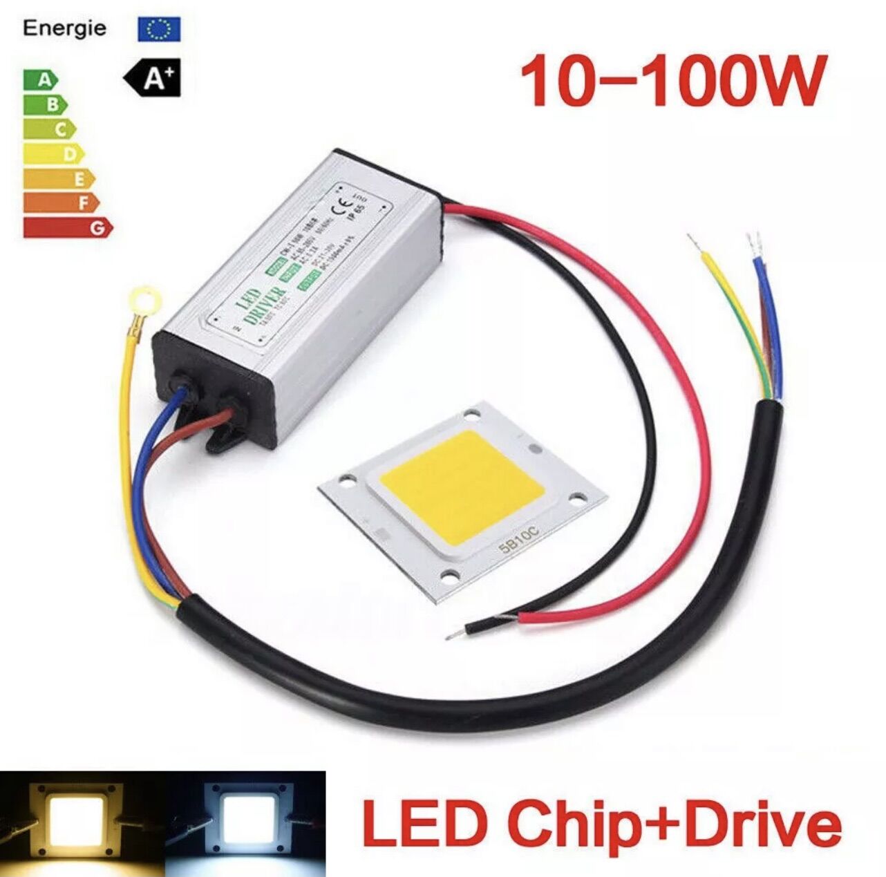 Bộ nguồn driver + bóng led 20w đủ công suất. tăng phô đèn pha led 20w nhôm đúc chống nước kết hợp bóng led siêu sáng. thay thế cho đèn pha led.
