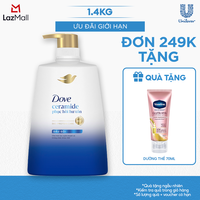 Dầu gội Dove Phục Hồi Hư Tổn Với Công nghệ Định Vị Hư Tổn Giúp tóc suôn mượt, khỏe đẹp 1.4 KG (bao bì tùy đợt nhập hàng)