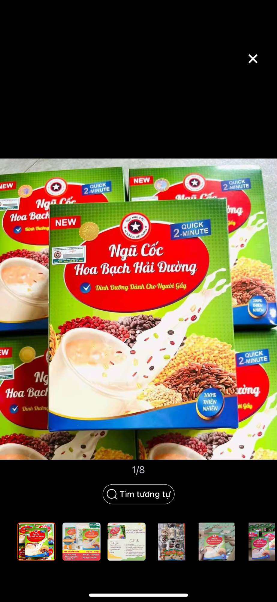 Ngũ cốc tăng cân Hoa Bạch Hải Đường - 500gr [ Chính Hãng ]