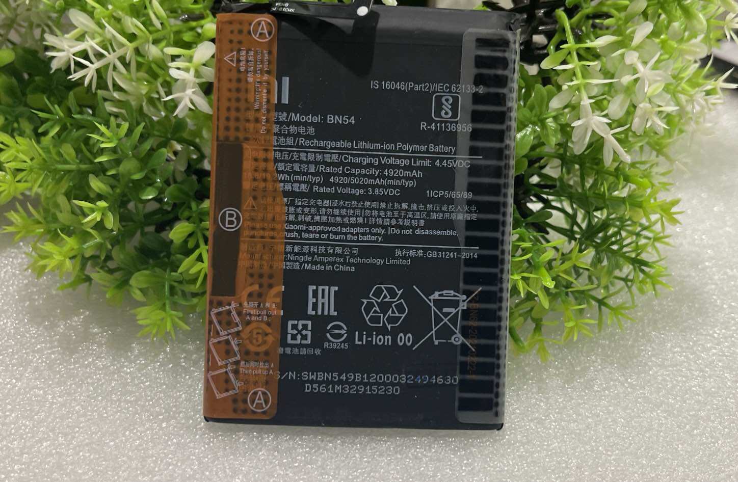 Pin Xiaomi Redmi BN54 / Note 9 / mi 9 zin mới,thay pin điện thoại xiaomi redmi 9,redmi note 9,red mi 10x hàng chuẩn giá tốt