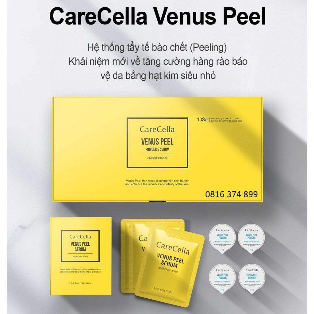 Vi kim tảo biển thay da sinh học CareCella Venus Peel Hàn Quốc (full set)
