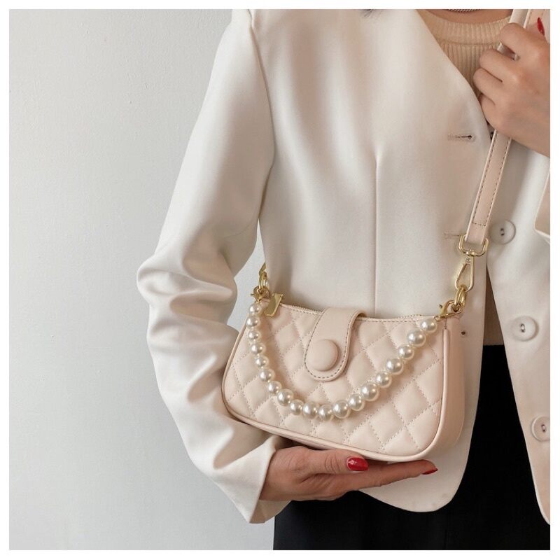 Túi đeo chéo cúc bấm 2 dây size 20