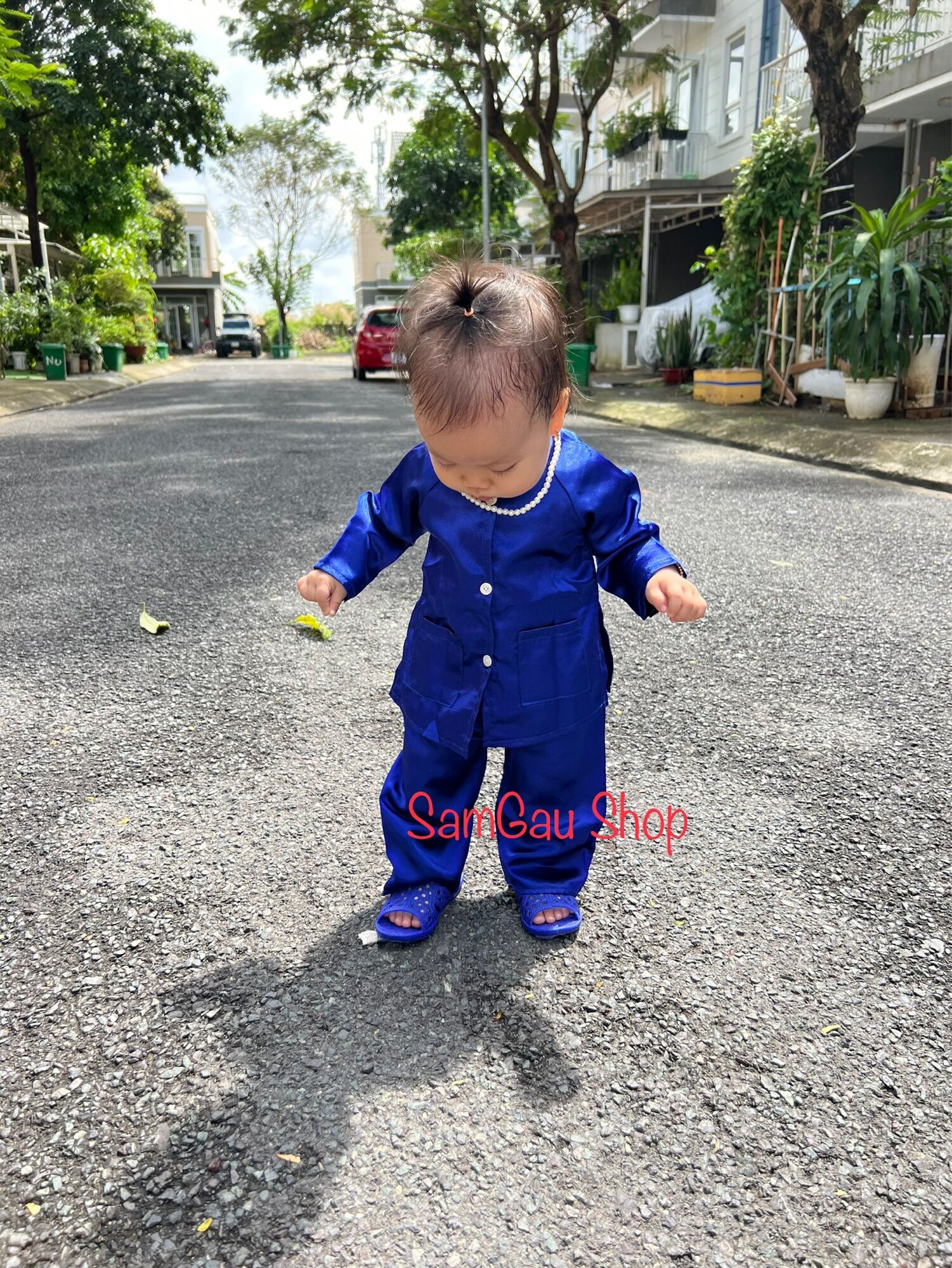 Bộ bà ba truyền thống cho bé Trai bé Gái bé từ 7-30kg Samgo Shop