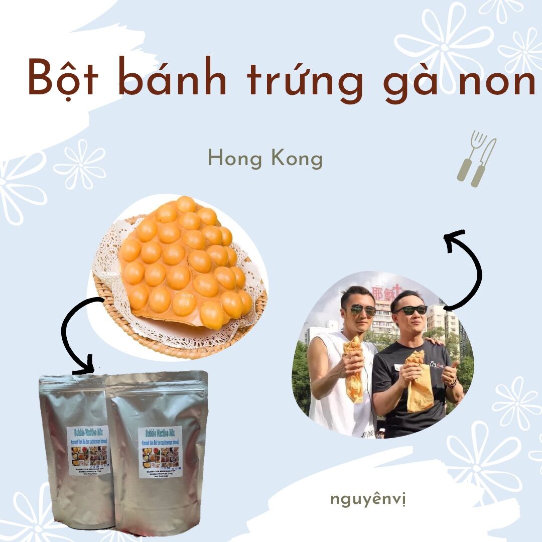 Bột bánh trứng gà non Nhỏ (nguyên vị)