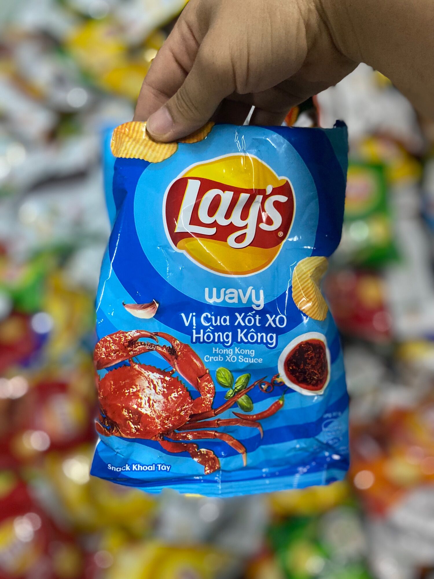 Combo 10 gói Snack Lays mix vị, hàng lỗi xẹp