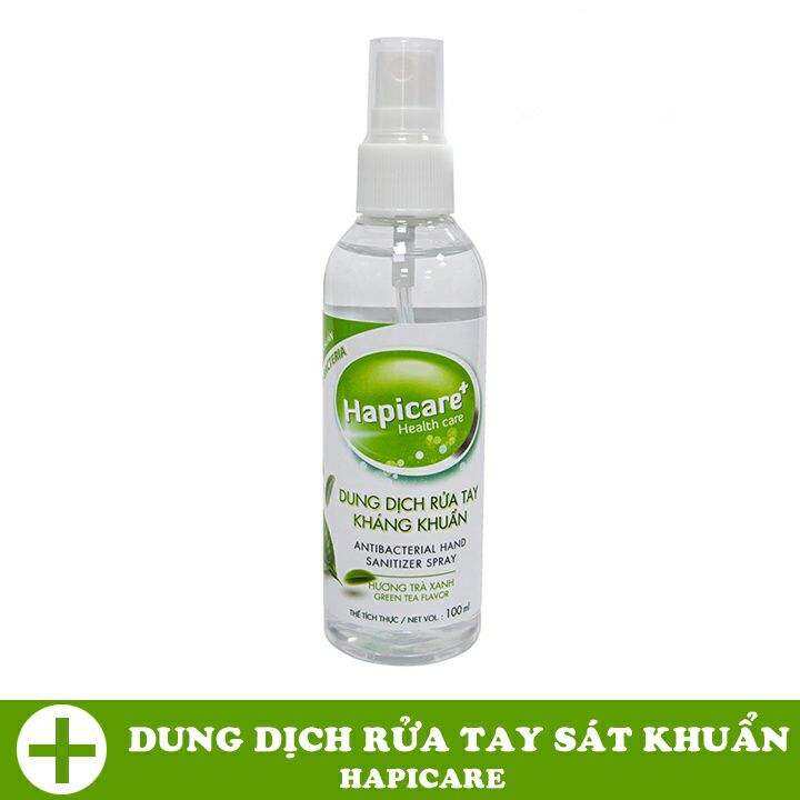 Dung dịch rửa tay nhanh kháng khuẩn Hapicare 100ml dạng xịt